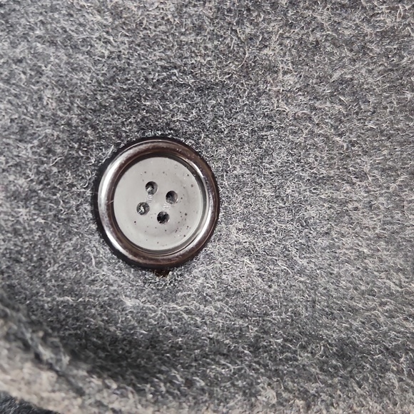 Nino Cerruti Charcoal Gray Wool and Cashmere Blend Long Coat 36S - Picture 3 of 13